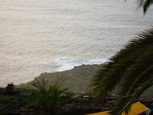 Blick aus dem Zimmerfenster